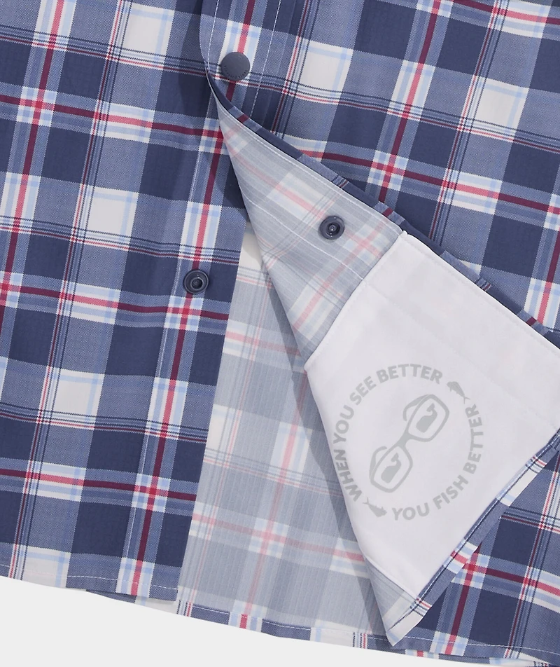 Markoe Plaid Performance Harbor Shirt