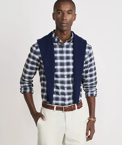 Summit Lodge Plaid Performance Cotton Shirt