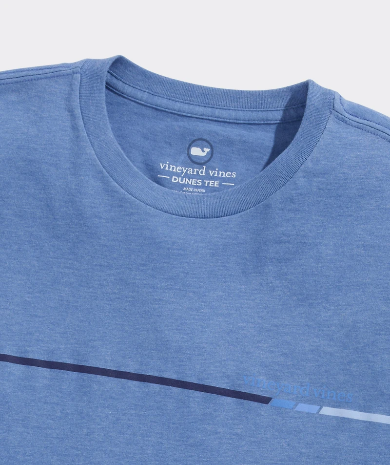 Active Stripe Short-Sleeve Dunes Tee