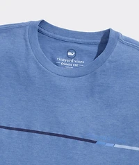 Active Stripe Short-Sleeve Dunes Tee