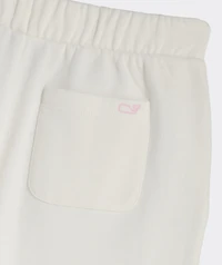 Girls' French Terry Wide Leg Sweatpant