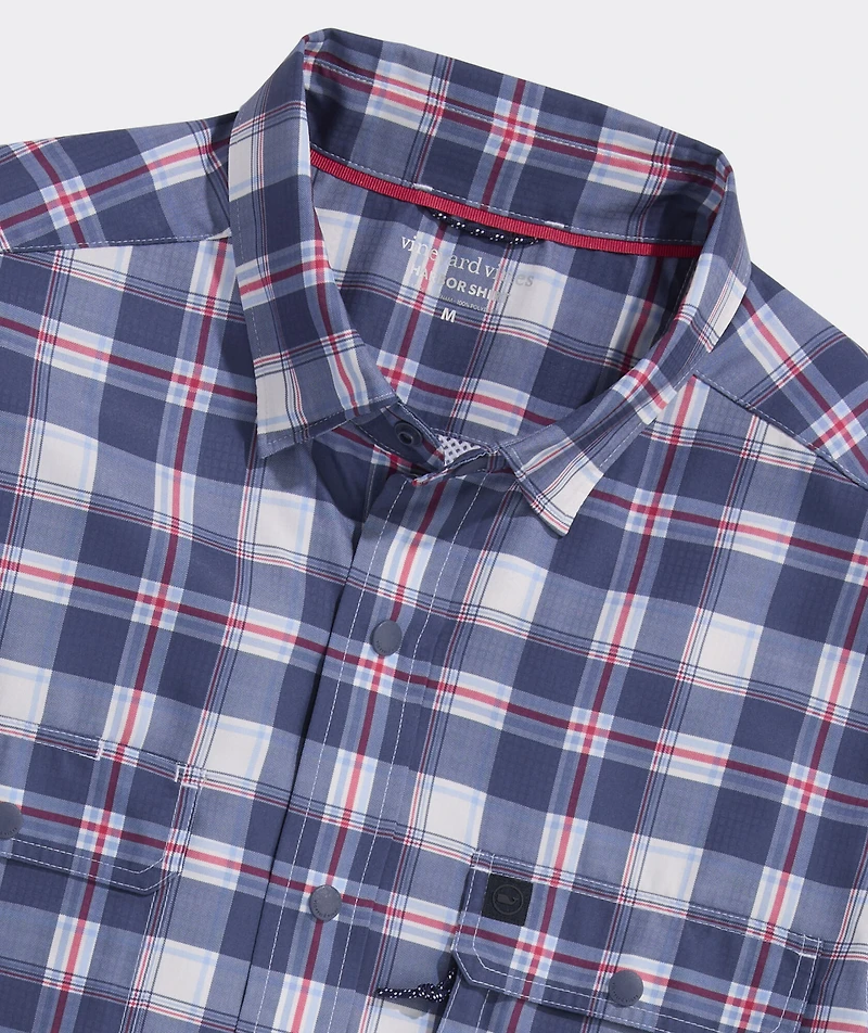 Markoe Plaid Performance Harbor Shirt
