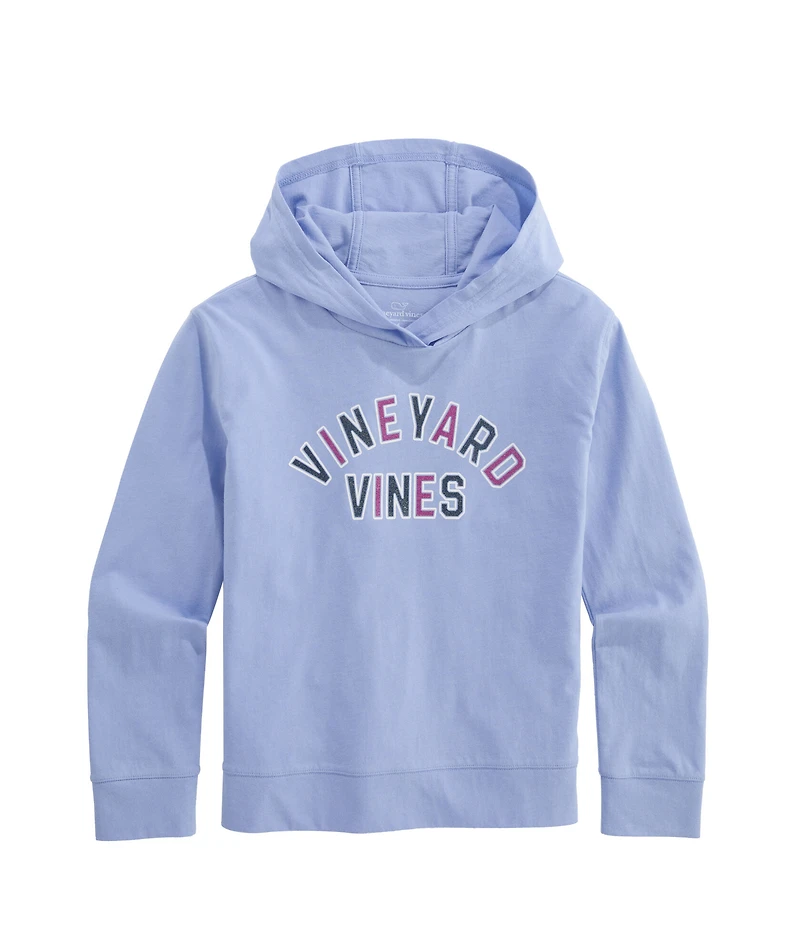 OUTLET Girls' Glitter Whale Hoodie
