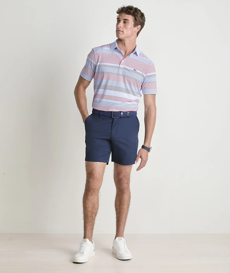 Harborview Engineer Stripe Sankaty Performance Polo