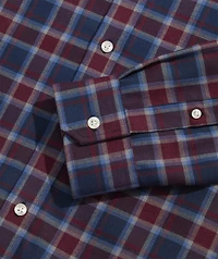 Jethro Plaid Performance Brushed Tech Twill Shirt