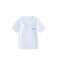 OUTLET Girls' Whale Dot Short-Sleeve Pocket Tee