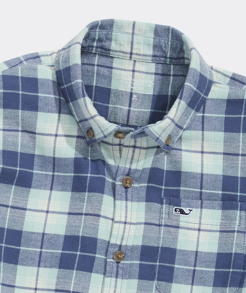 Boys' Muskeget Plaid Vineyard Flannel Shirt