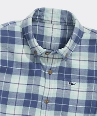 Boys' Muskeget Plaid Vineyard Flannel Shirt