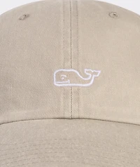 Garment-Washed Classic Whale Baseball Hat