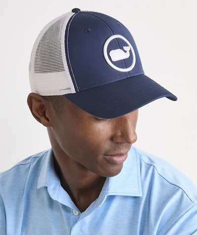 Whale Dot Performance Trucker Hat