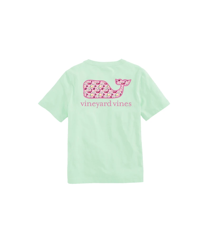 OUTLET Girls' Fruit Whale Short-Sleeve Pocket Tee