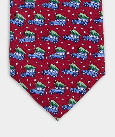 Truck & Tree Silk Tie