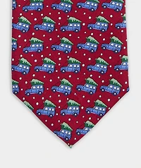 Truck & Tree Silk Tie