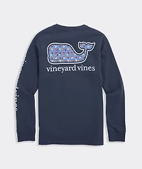 Boys' Game Day Football Whale Long-Sleeve Pocket Tee