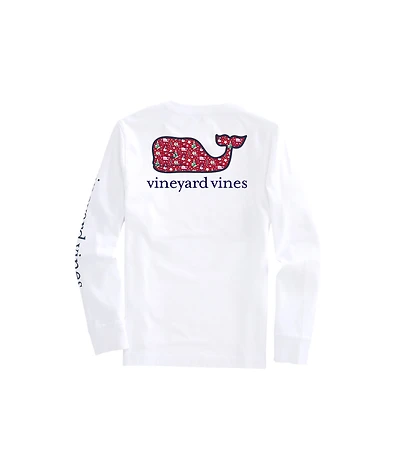 OUTLET Kids' Holiday Whales Whale Long-Sleeve Pocket Tee