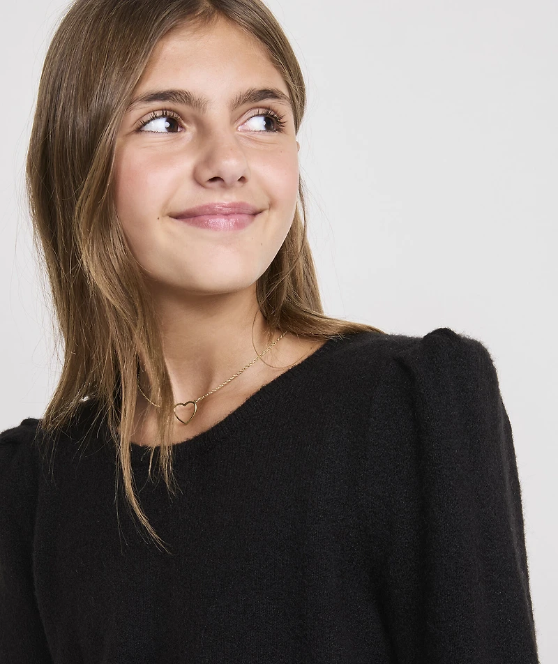 Girls' Bow-Back Sweater