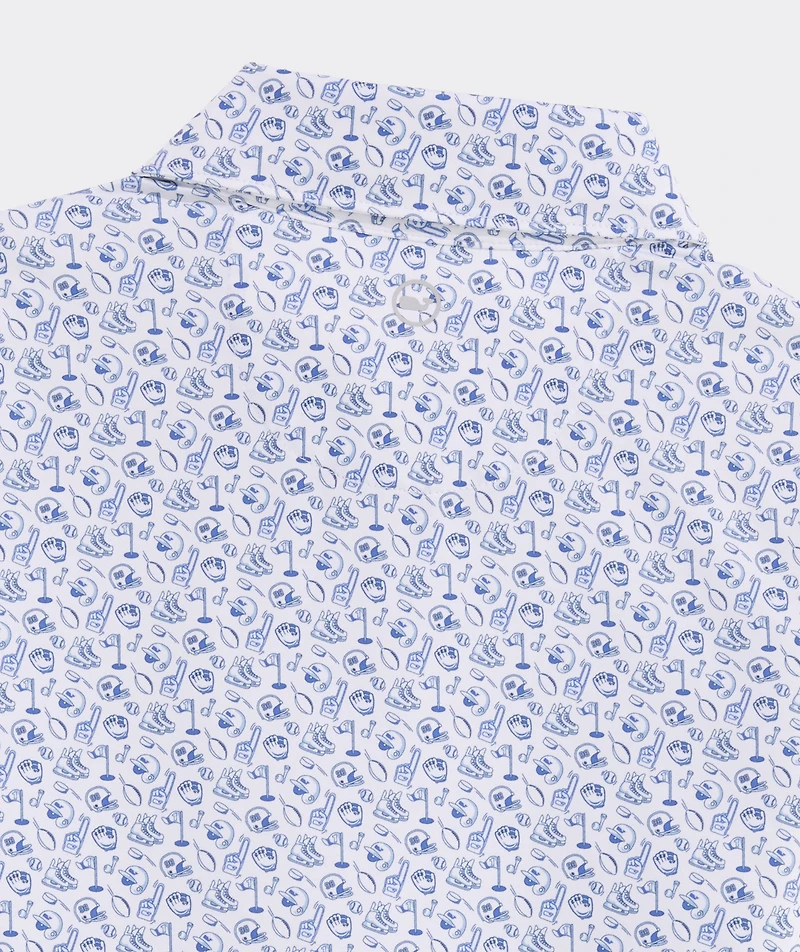 Boys' Printed Sankaty Performance Polo