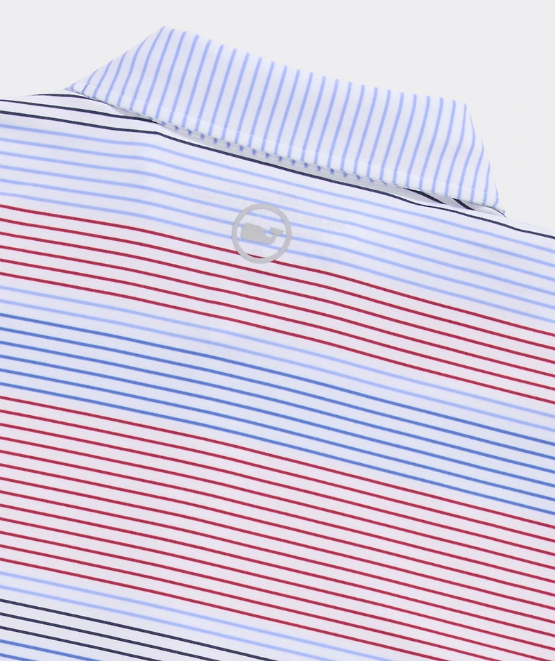 Harborview Engineer Stripe Sankaty Performance Polo