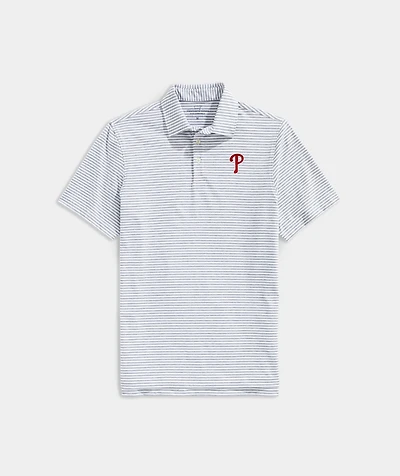 Philadelphia Phillies Winstead Stripe Sankaty Polo
