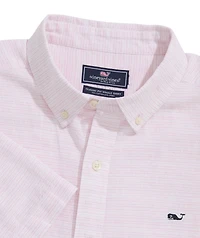 OUTLET Short-Sleeve Stripe Shirt