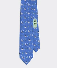 Crab Silk Tie