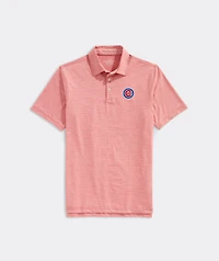 Chicago Cubs Destin Stripe Sankaty Polo