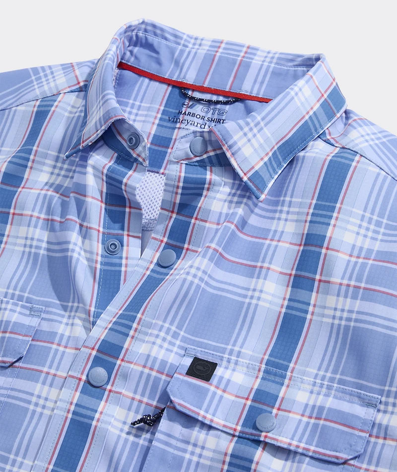 Sailfish Plaid Performance Harbor Shirt