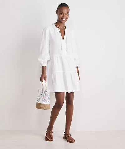 Carter Gauze Tiered Cover-Up
