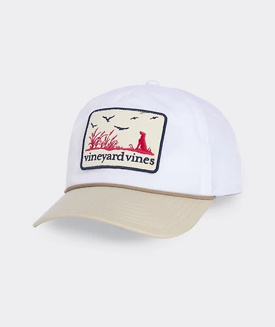 Hunting Dog Silhouette 5-Panel Hat