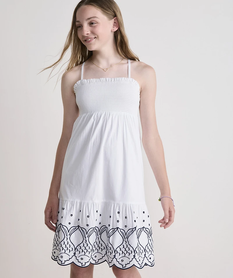 Girls' Cassie Eyelet Dress