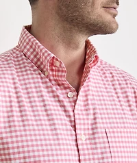 Skysail Gingham Performance Cotton Shirt