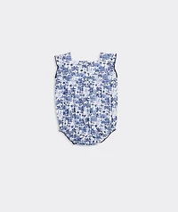 Baby Poplin Ruffle Bubble
