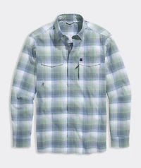 Hyline Plaid Performance Harbor Shirt