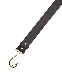 Fish Hook Leather Belt