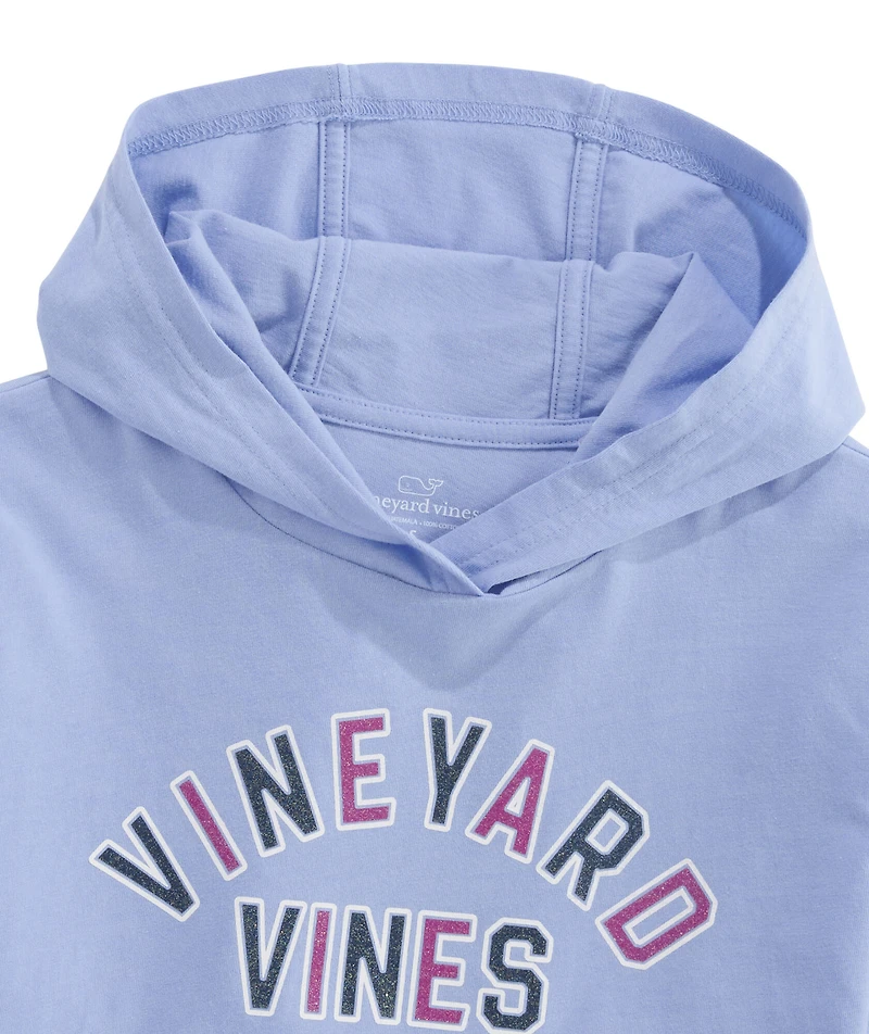 OUTLET Girls' Glitter Whale Hoodie