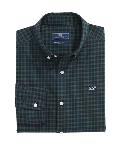 OUTLET Poplin Plaid Shirt