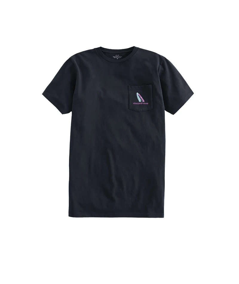 OUTLET Women's Montauk Surf Boards Short-Sleeve Pocket Tee