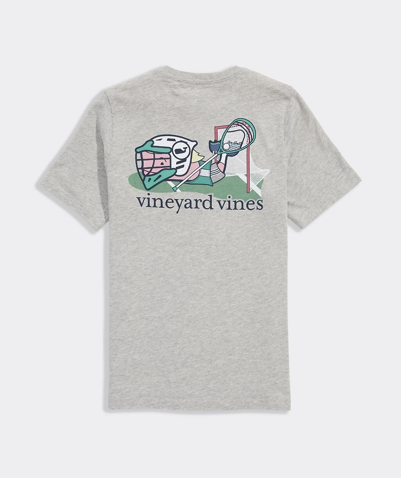 Boys' Lacrosse Goalie Short-Sleeve Pocket Tee