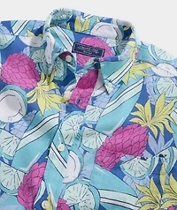 Pina Cool-ada Linen Blend Short-Sleeve Shirt