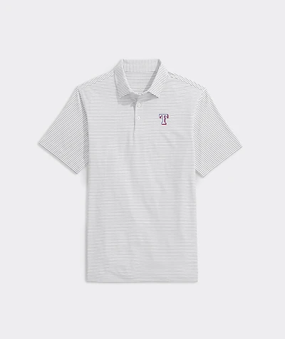Texas Rangers Bradley Stripe Sankaty Polo