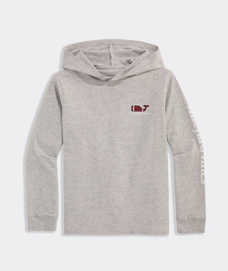 Boys' Football Whale Hoodie Tee