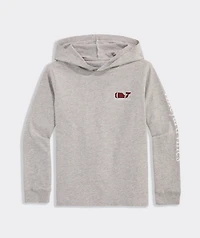 Boys' Football Whale Hoodie Tee