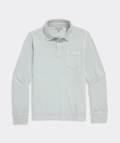 Boys' Long-Sleeve Surf Polo