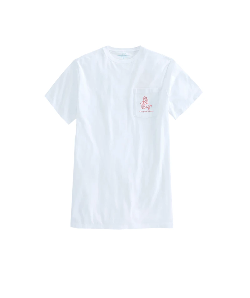OUTLET Women's Classic Icons Whale Outline Short-Sleeve Pocket Tee