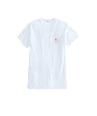 OUTLET Women's Classic Icons Whale Outline Short-Sleeve Pocket Tee