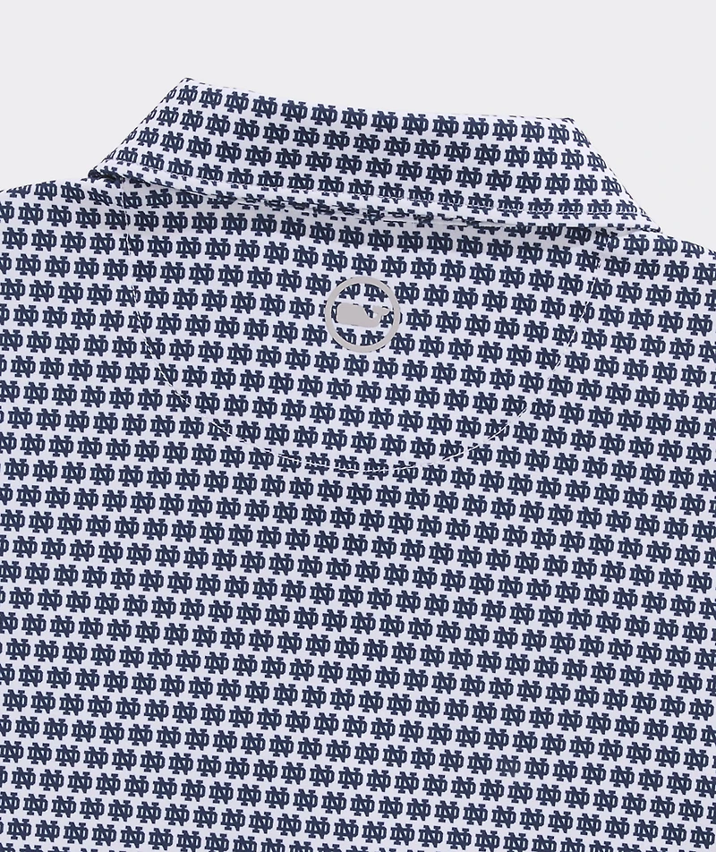 University of Notre Dame Men's Printed Sankaty Polo