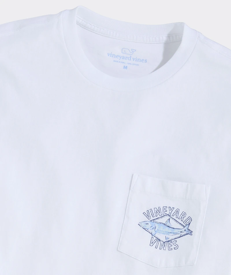 Painted Bonefish Short-Sleeve Pocket Tee