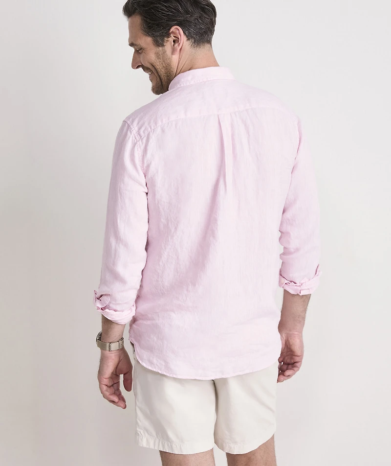 Surfside Solid Linen Shirt
