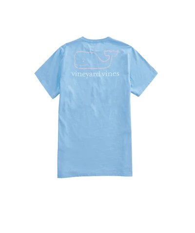OUTLET Women's Two Tone Vintage Whale Short-Sleeve Pocket Tee