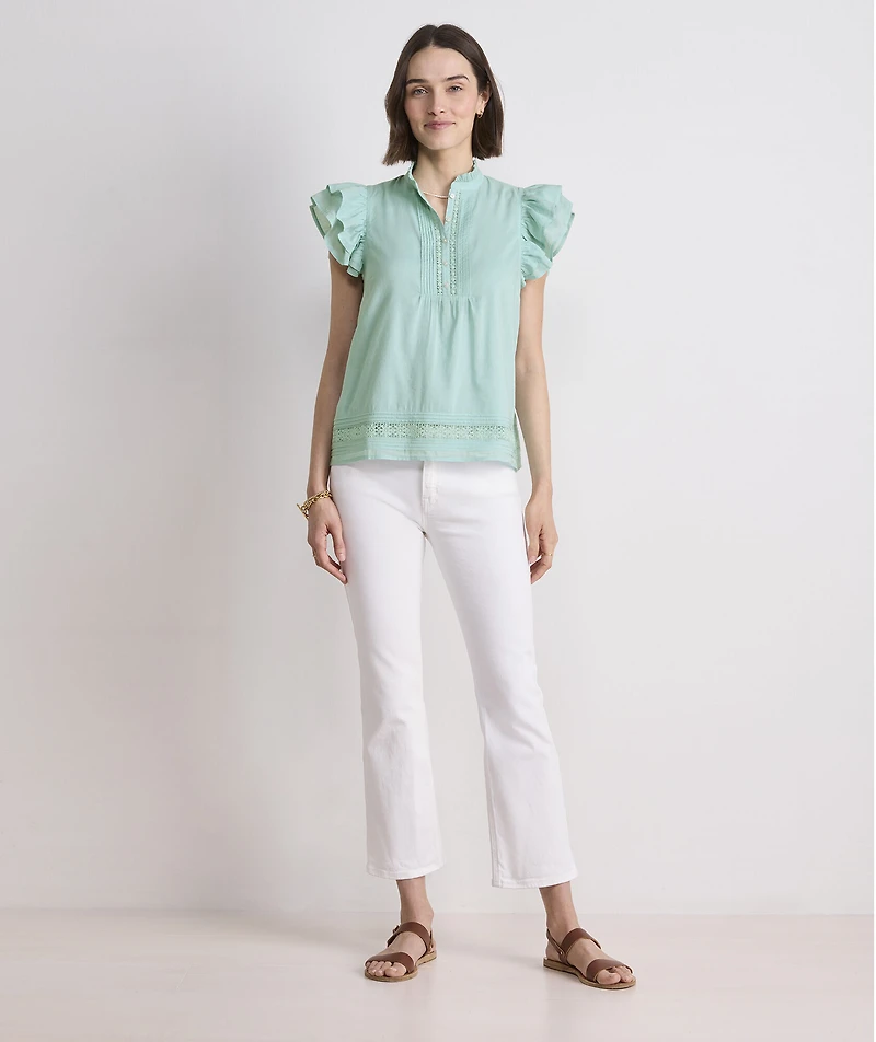 Adare Lace Inset Top